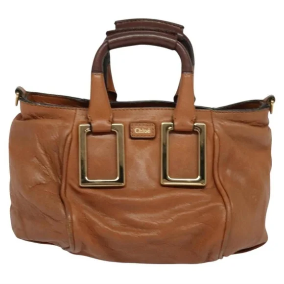 Brown Leather Chloe Bag With Shoulder Strap - Picture 13 of 13
